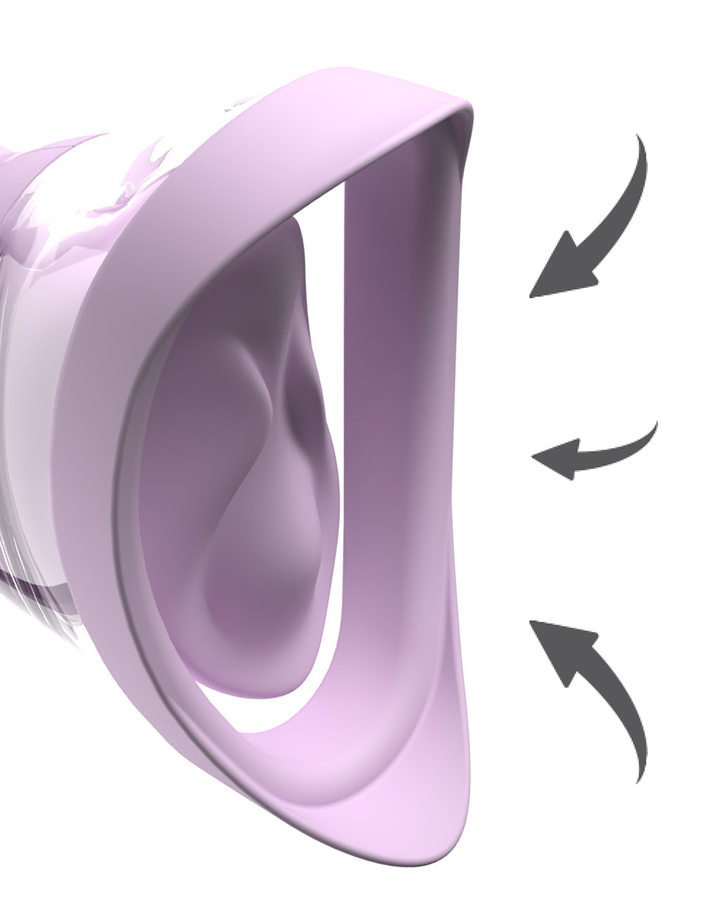 Fantasy For Her Veloura Touch Pleasure Pump - Purple