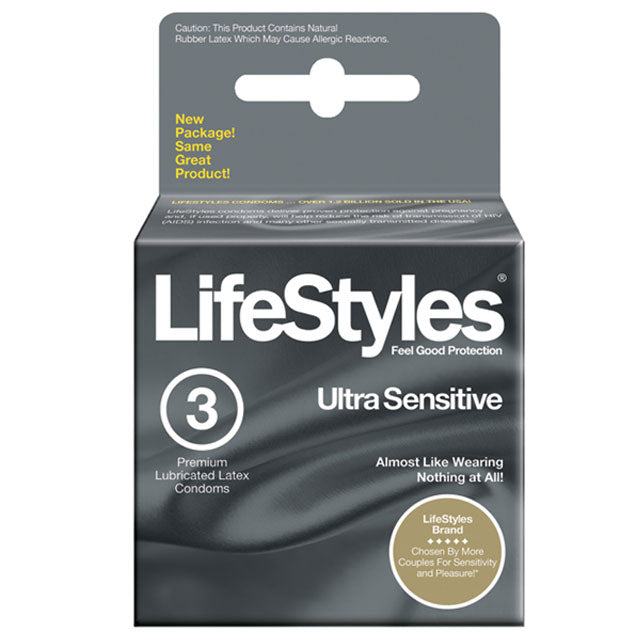Lifestyles Ultra Sensitive - Box of 3