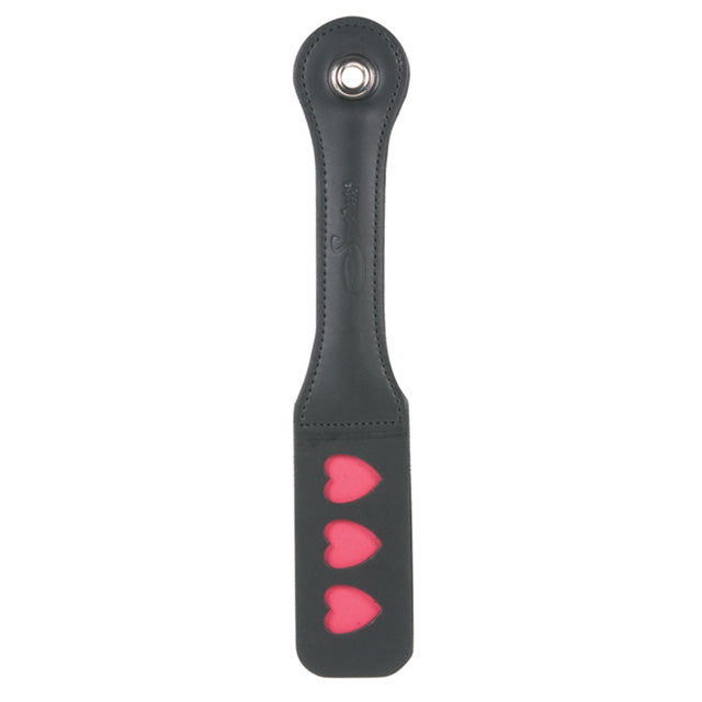 Sportsheets 12" Leather Heart Impression Paddle