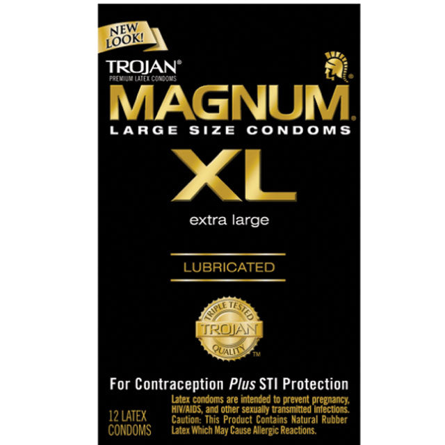 Trojan Magnum XL Condoms (12 Pack)