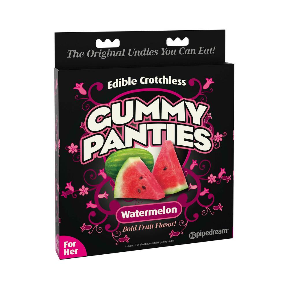 Edible Crotchless Gummy Panties For Her-Watermelon