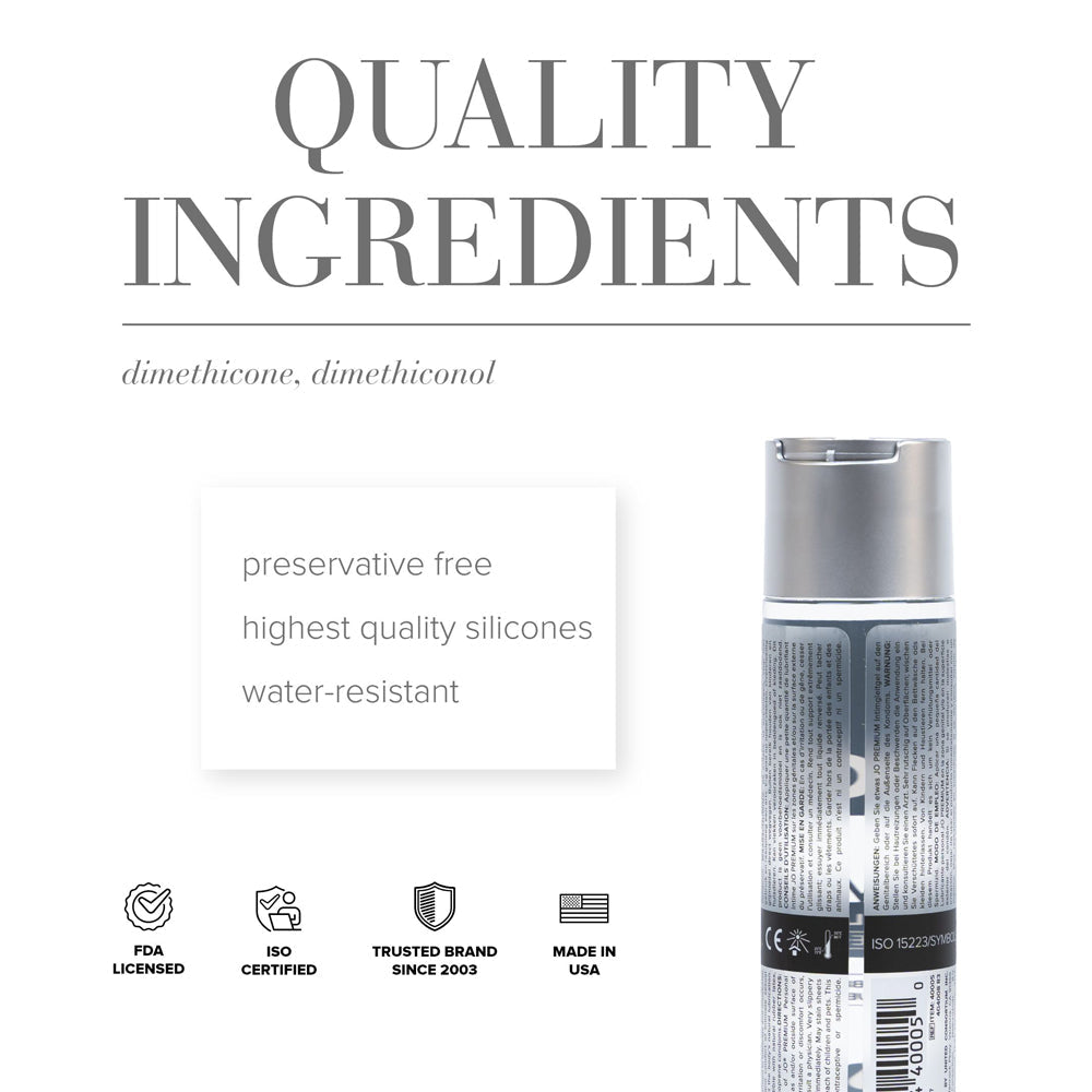 JO Premium Original - Lubricant 4 oz