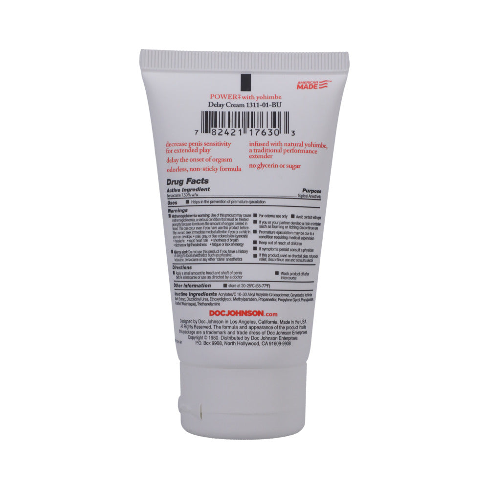 Power + Delay Cream 2oz