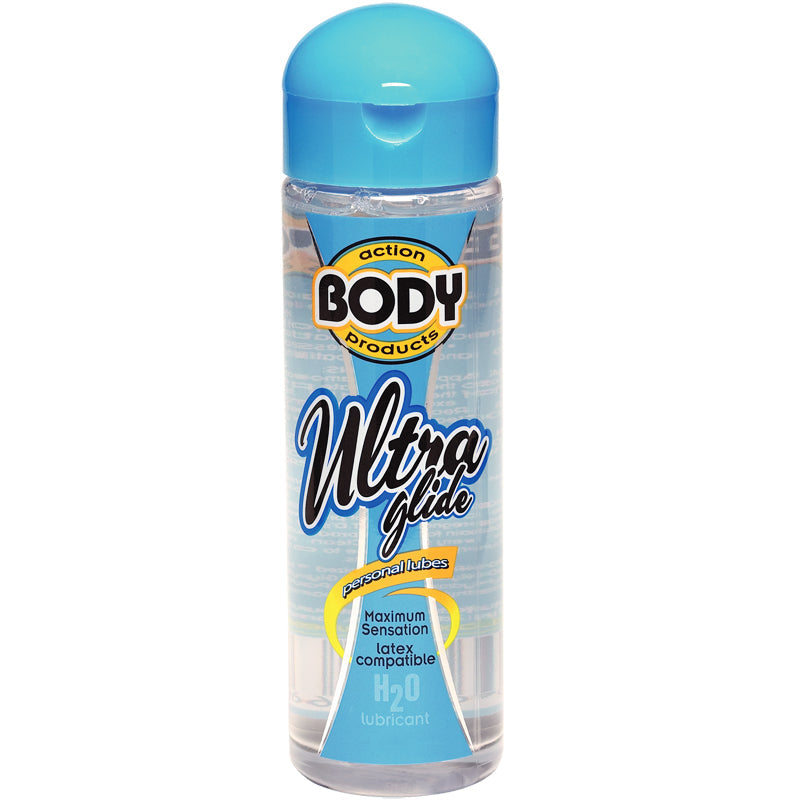 Body Action Ultra Glide Water Based - 4.4 oz Bottle