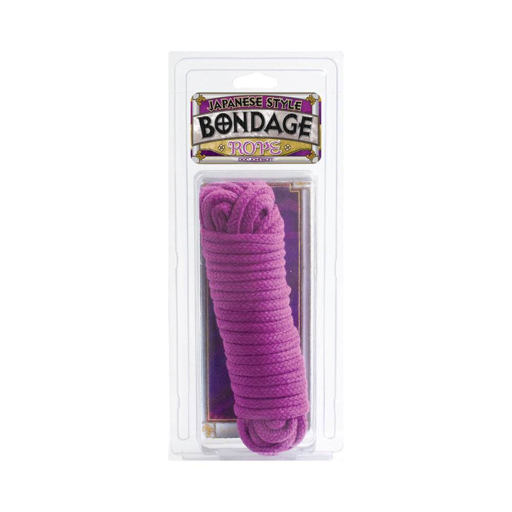 Japanese Style Bondage Cotton Rope - Purple