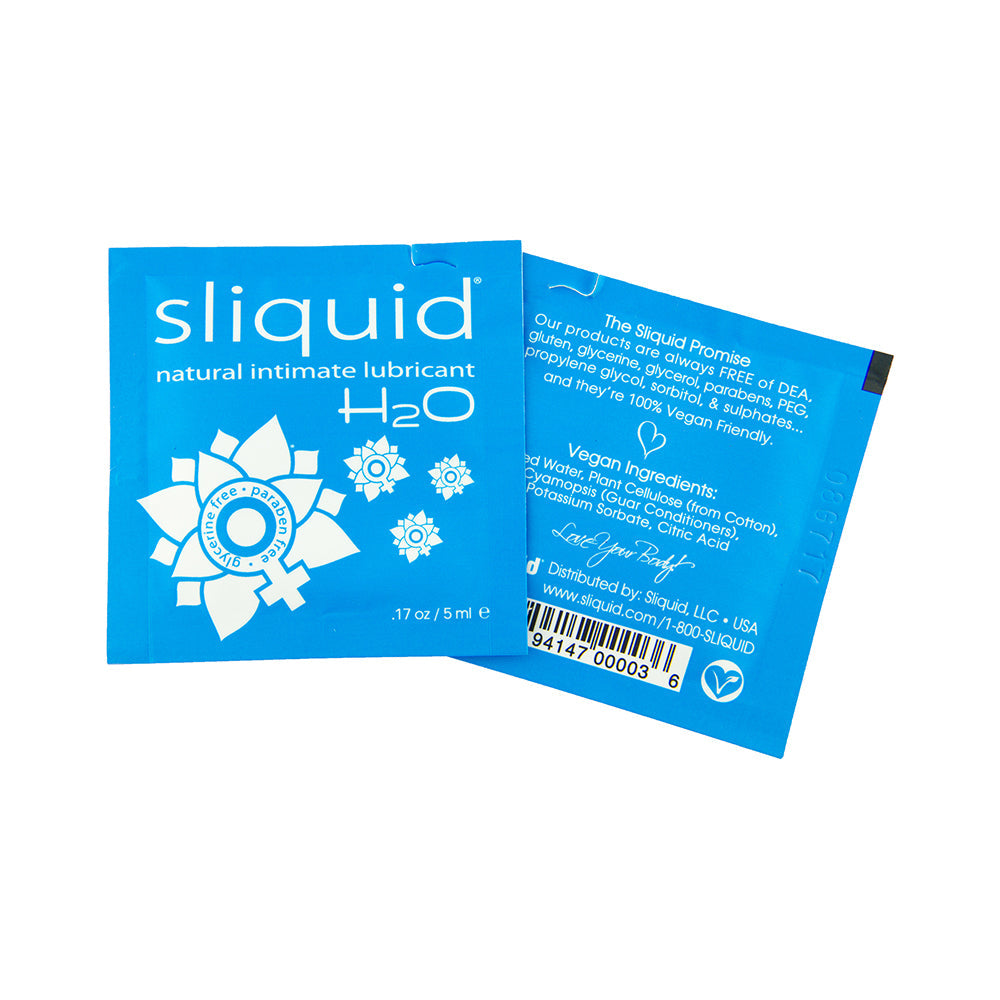 Sliquid H2O Pillow Pack .17oz Bag of 200