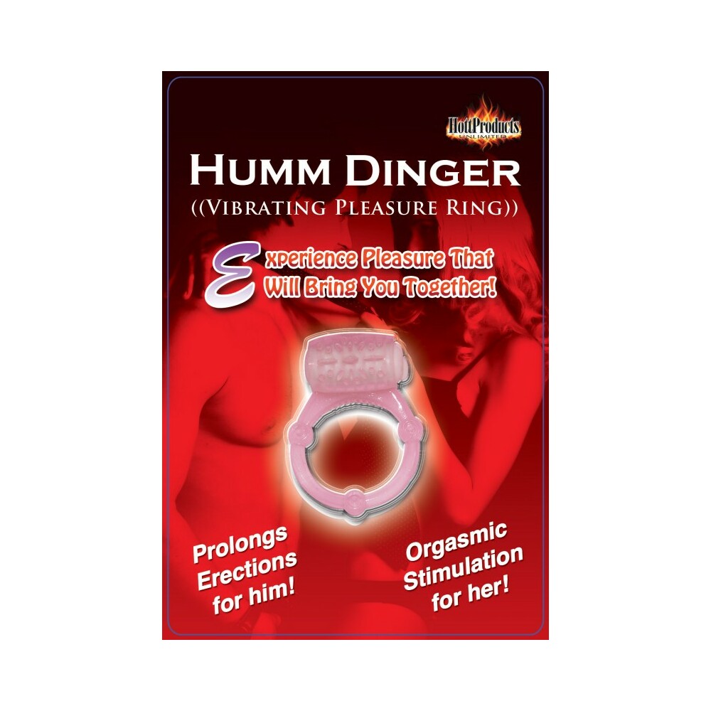 Humm Dinger Vibrating Cockring - Purple