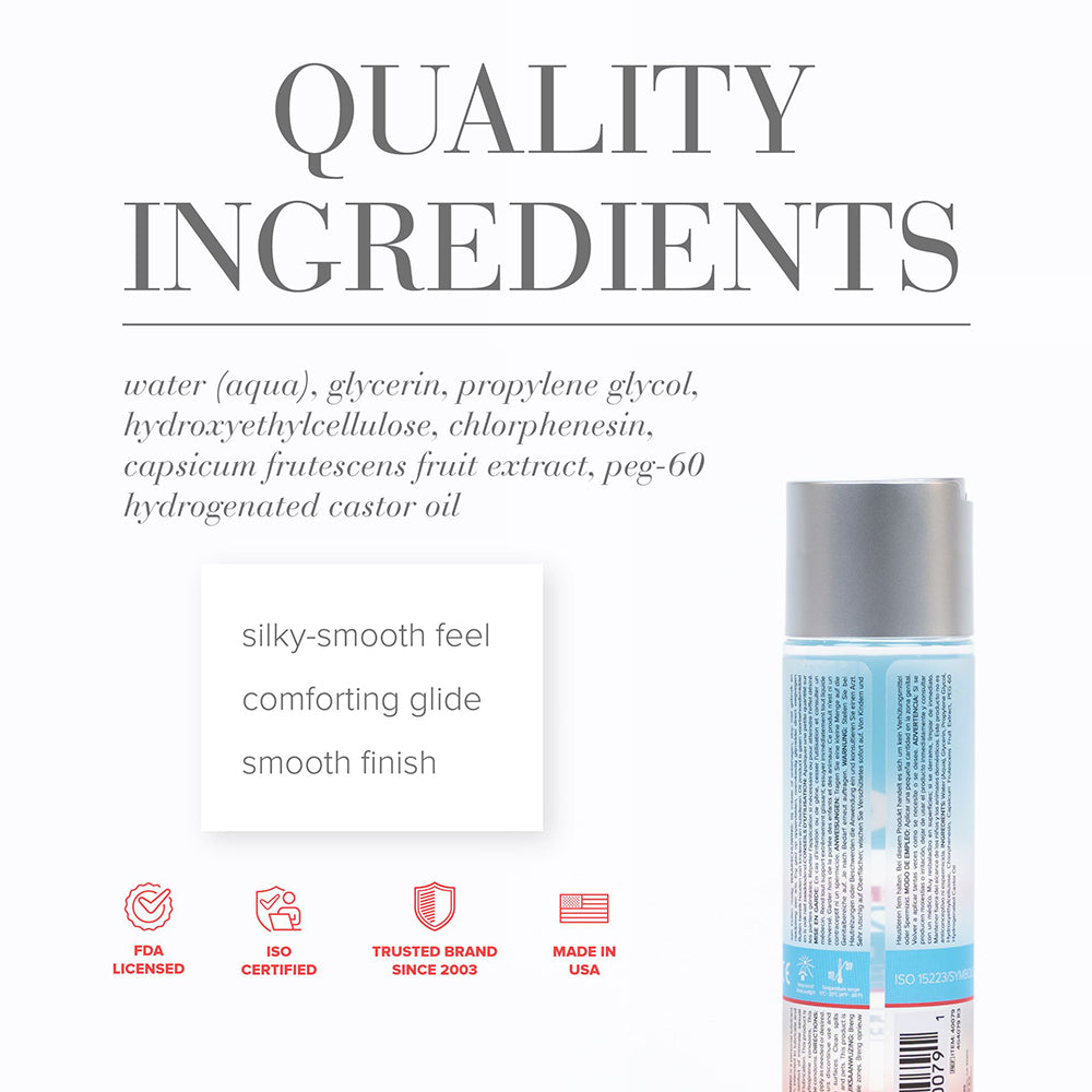 JO H2O - Warming Lubricant 4 oz