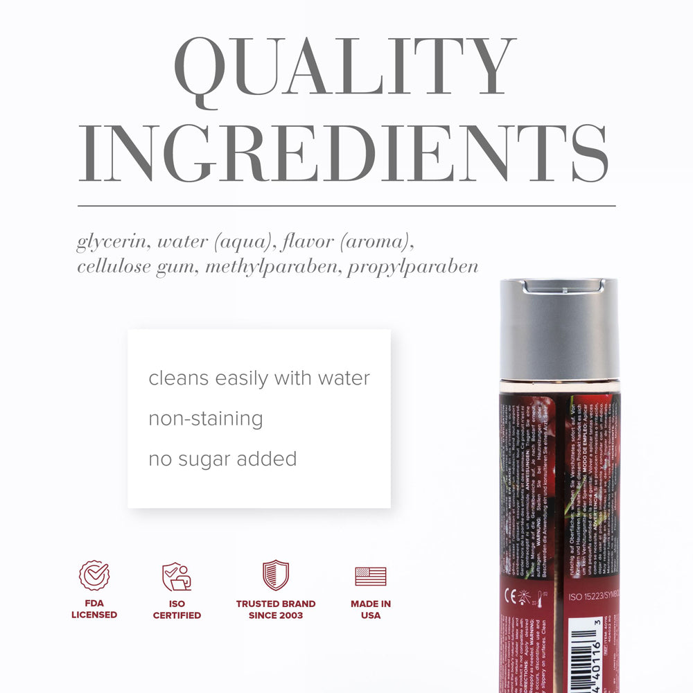 JO H2O - Cherry Lubricant 4 oz