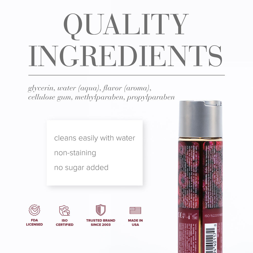 JO H2O - Raspberry Lubricant 4 oz
