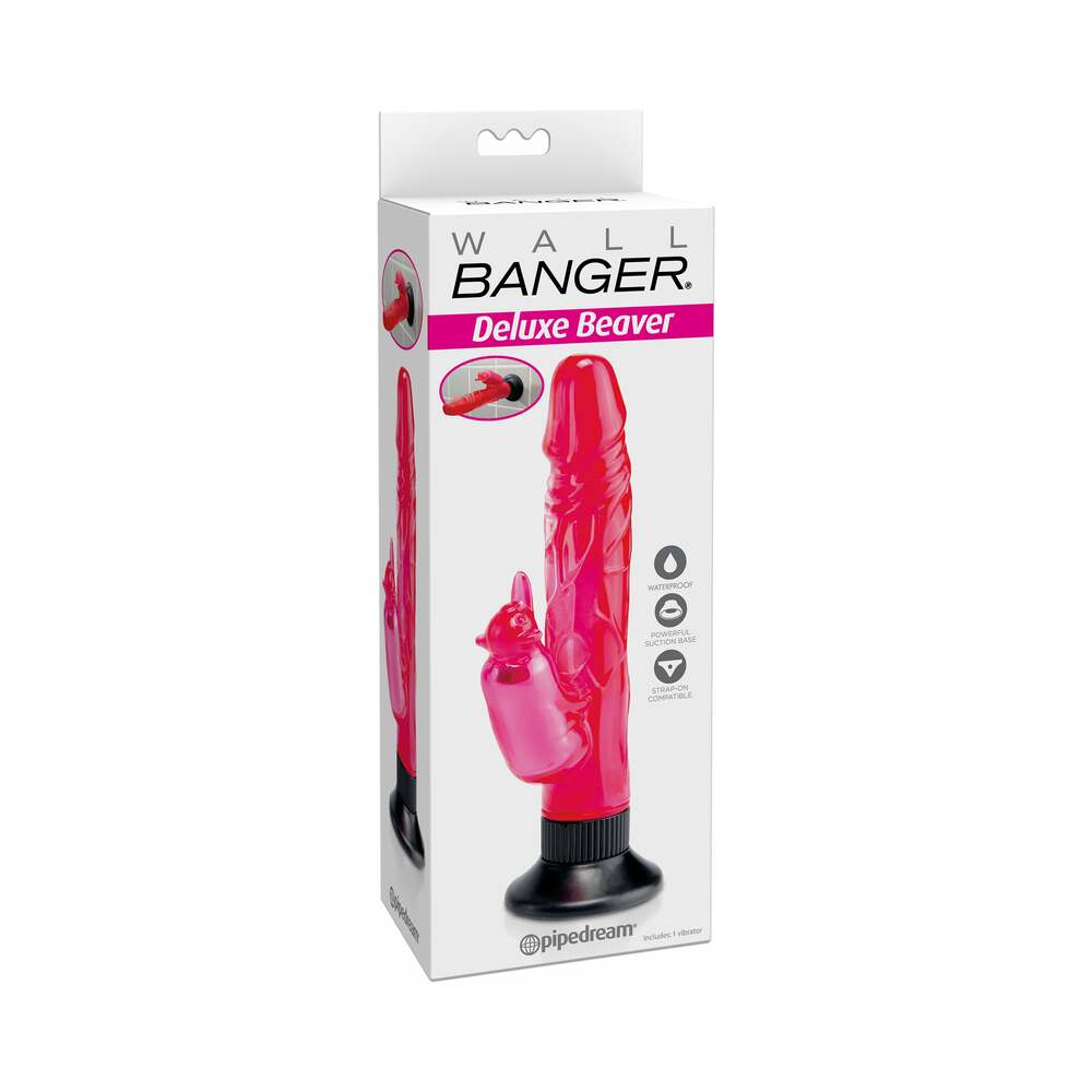 Waterproof Wallbangers Deluxe Beaver-Pink 5.2"