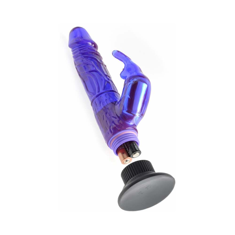 Waterproof Wallbangers Deluxe Bunny-Purple 5.2"