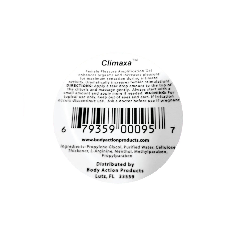 Climaxa For Women Stimulating Gel .5oz Jar