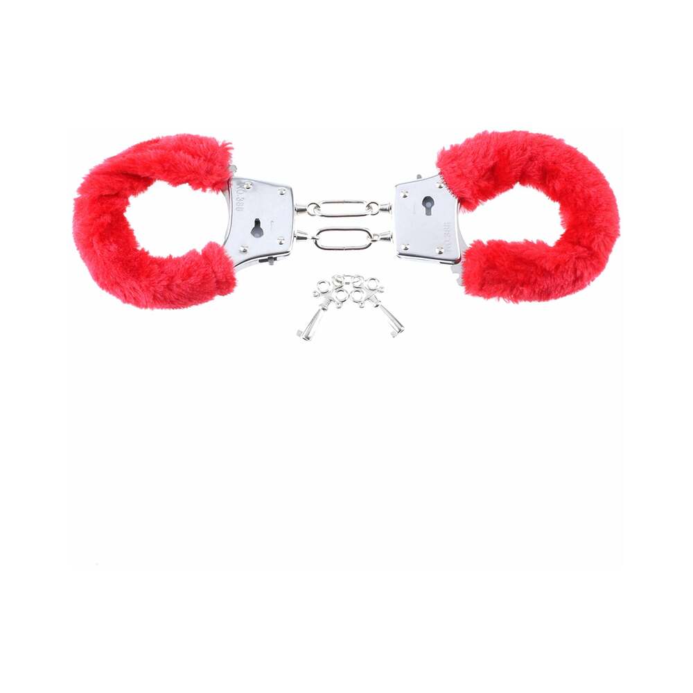 Fetish Fantasy Series Beginner's Furry Cuffs - Red