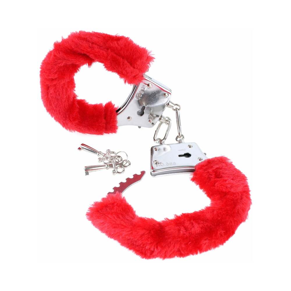 Fetish Fantasy Series Beginner's Furry Cuffs - Red