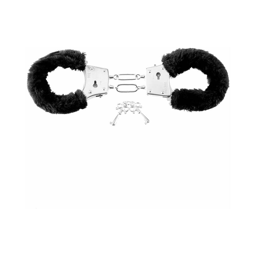 Fetish Fantasy Beginner's Furry Cuffs-Black