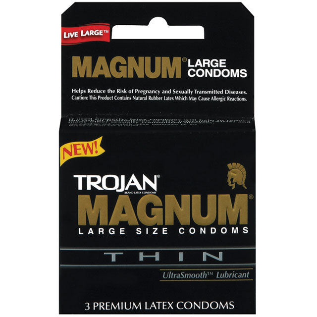 Trojan Magnum Thin Condoms (3 Pack)