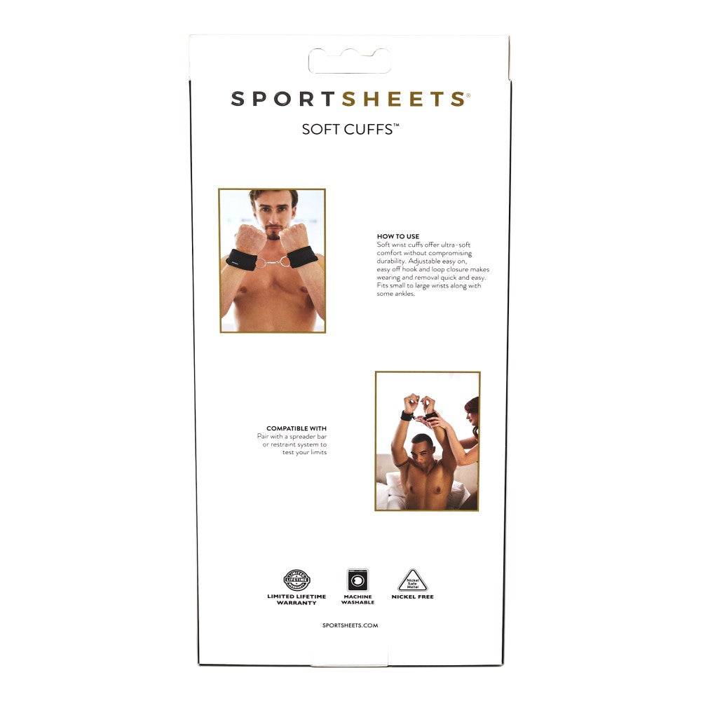 Sportsheets Soft Cuffs-Black