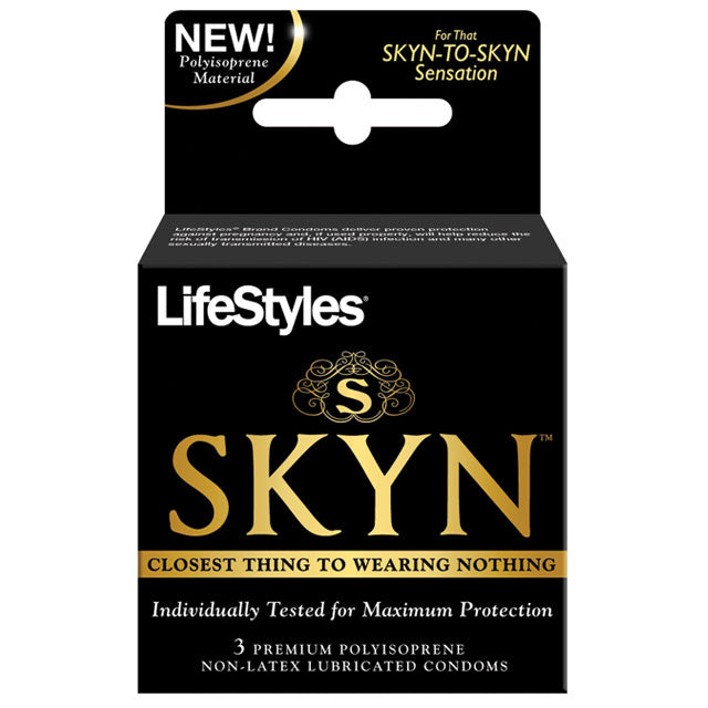 LifeStyles Skyn Non-Latex Condoms (3 Pack)