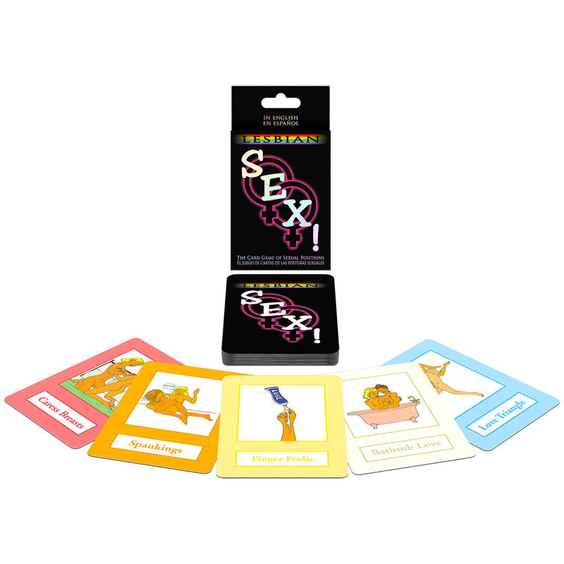Lesbian Sex Card Game - Bilingual