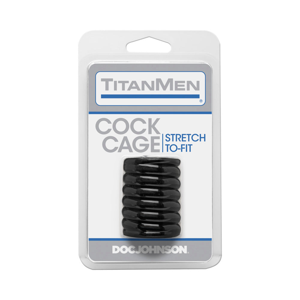 Titanmen Tools Cock Cage - Black