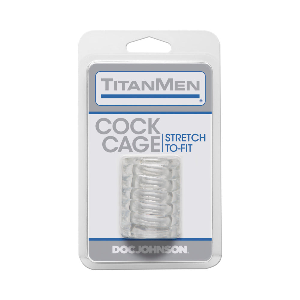 Titanmen Tools Cock Cage - Clear