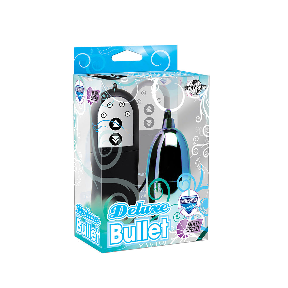 Deluxe Bullet Waterproof Vibe - Mutli-speed Blue