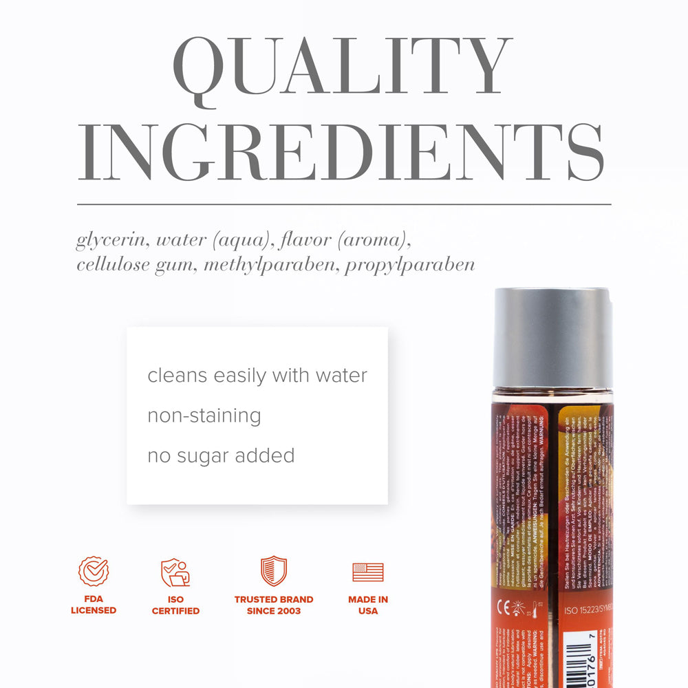 JO H2O - Peach Lubricant 4 oz