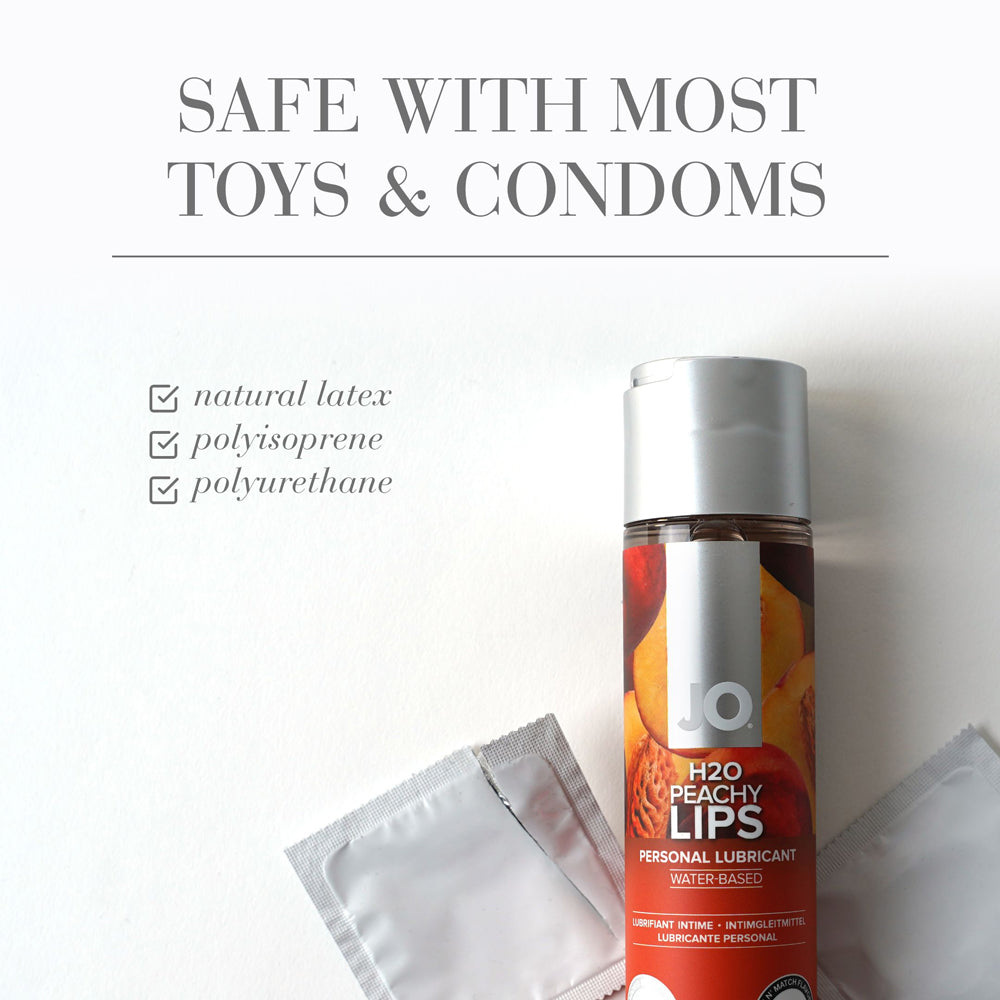 JO H2O - Peach Lubricant 4 oz