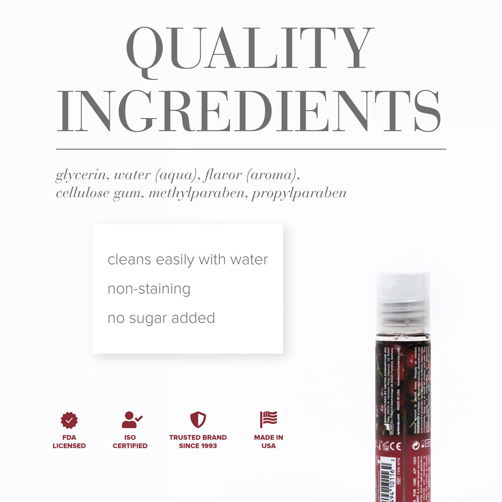 JO H2O - Cherry Lubricant 1 oz