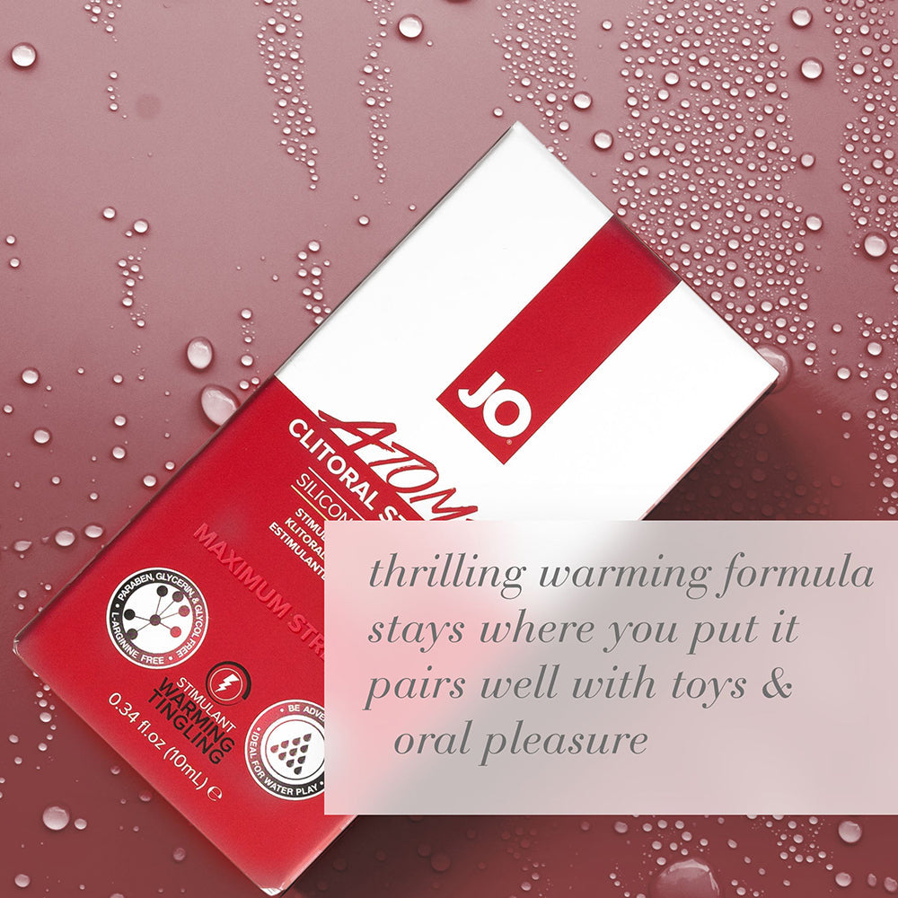 JO Atomic Clitoral Gel - Warming Stimulant 0.34 oz