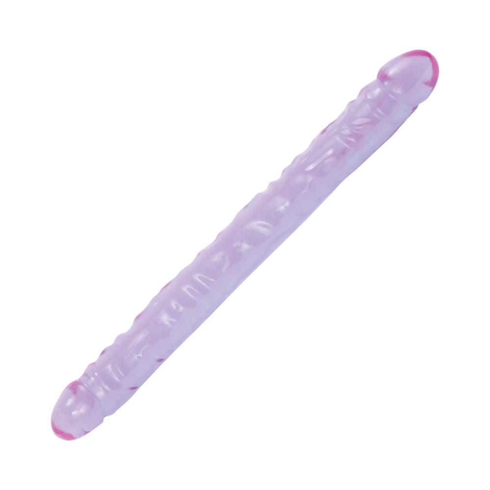 Crystal Jellies 18" Double Dong - Purple