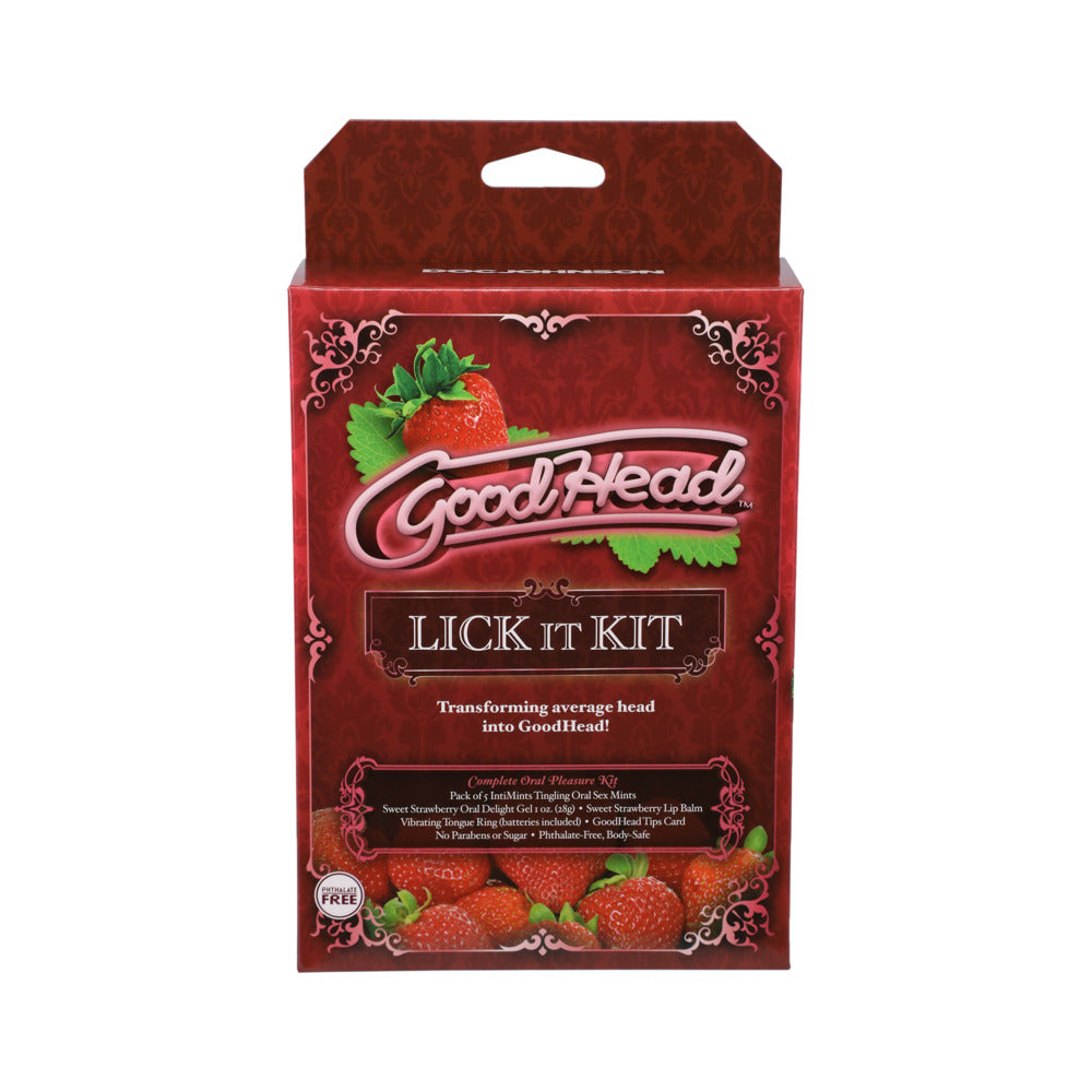 GoodHead Lick It Kit-Strawberry