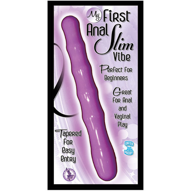 My 1st Anal Slim Vibe - Purple