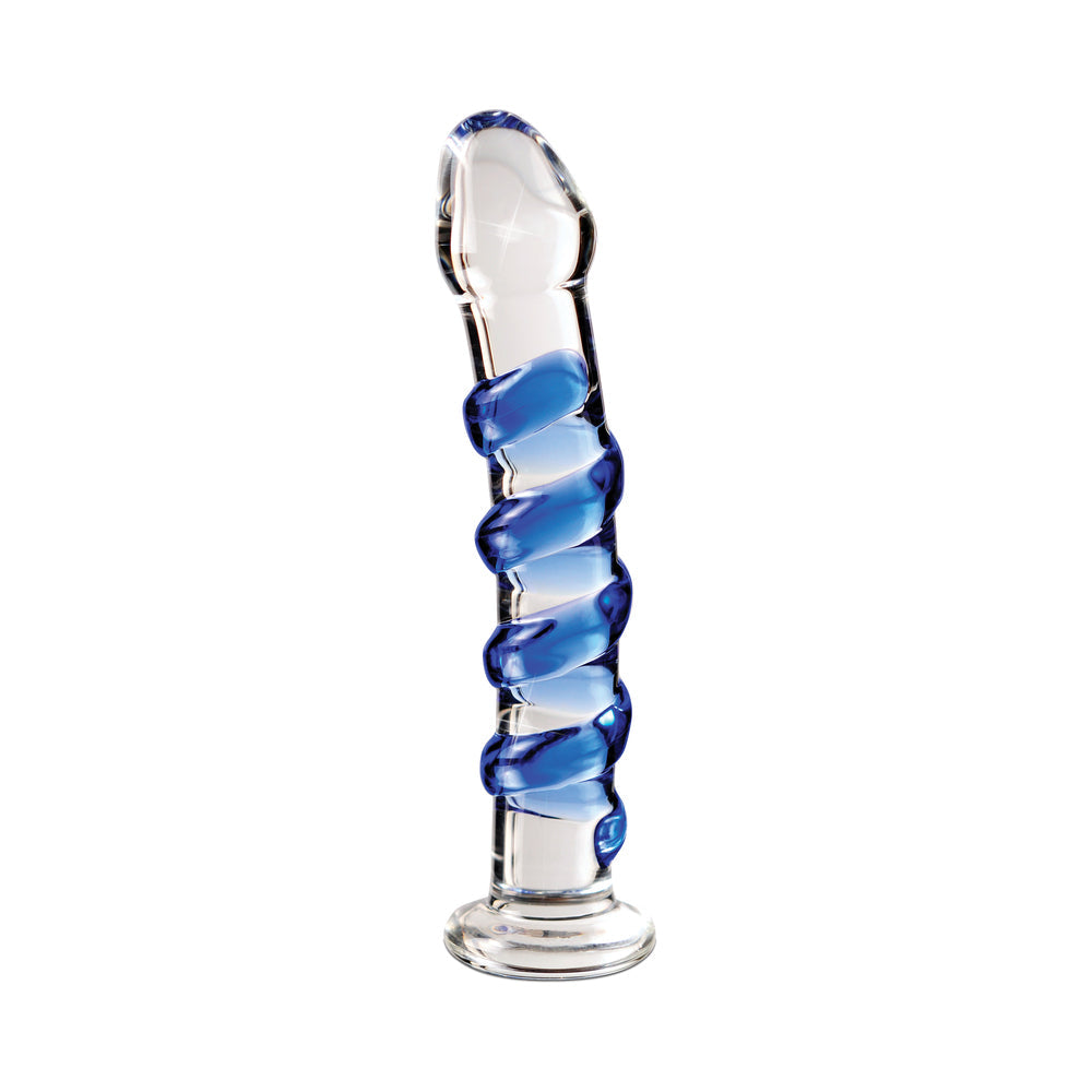 Icicles No.5-Blue Swirl 7"