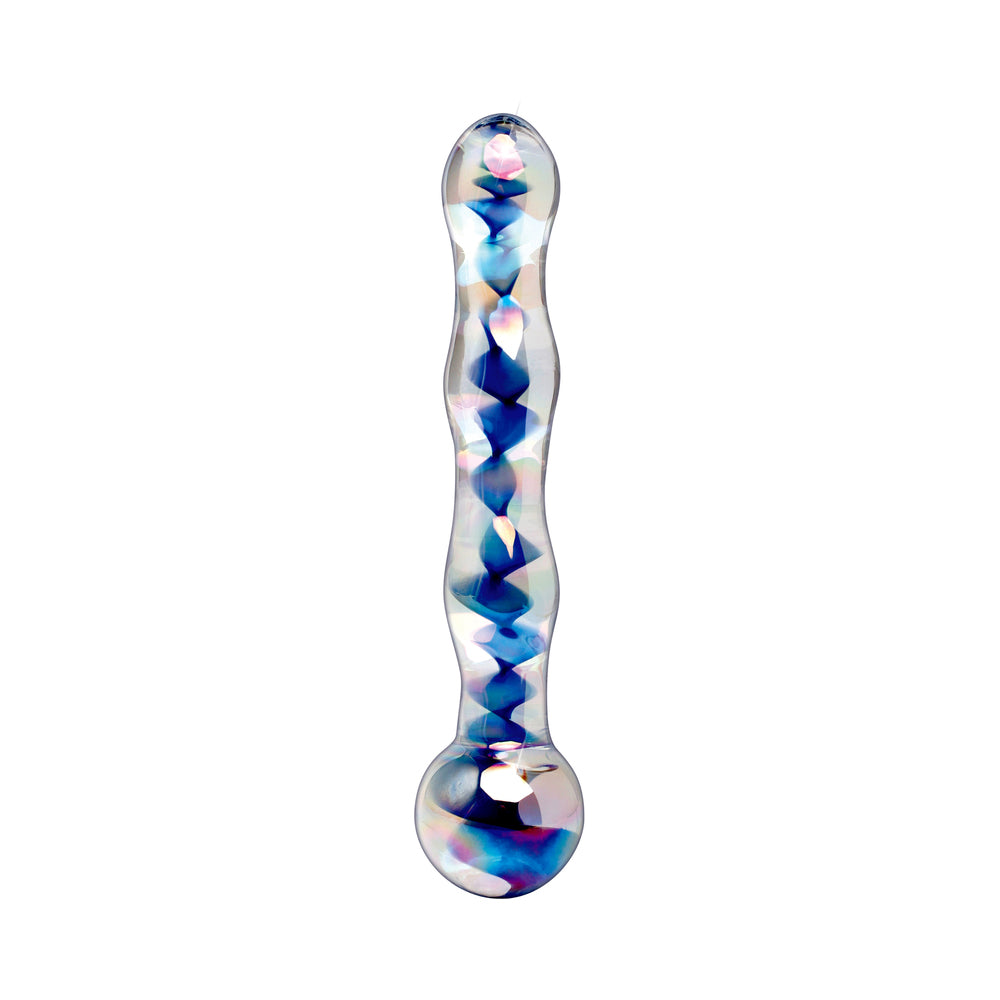 Icicles No.8-Blue Swirl 7"