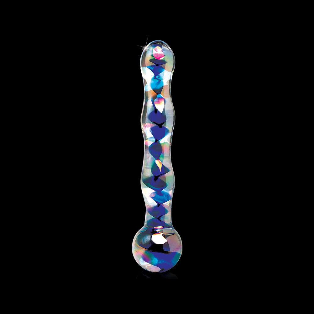 Icicles No.8-Blue Swirl 7"