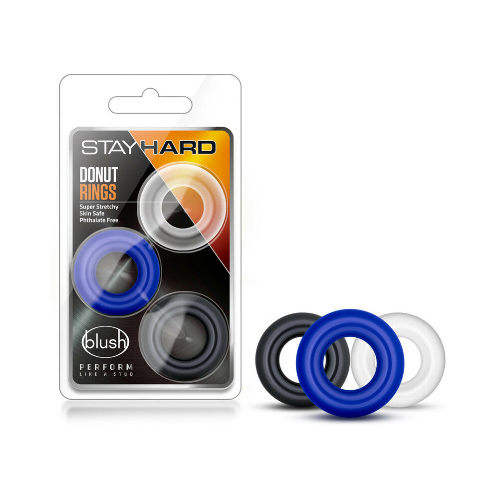 Stay Hard Donut Rings (3 Pack)