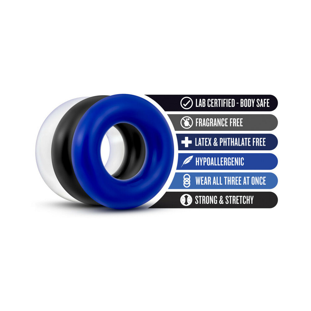 Stay Hard Donut Rings (3 Pack)