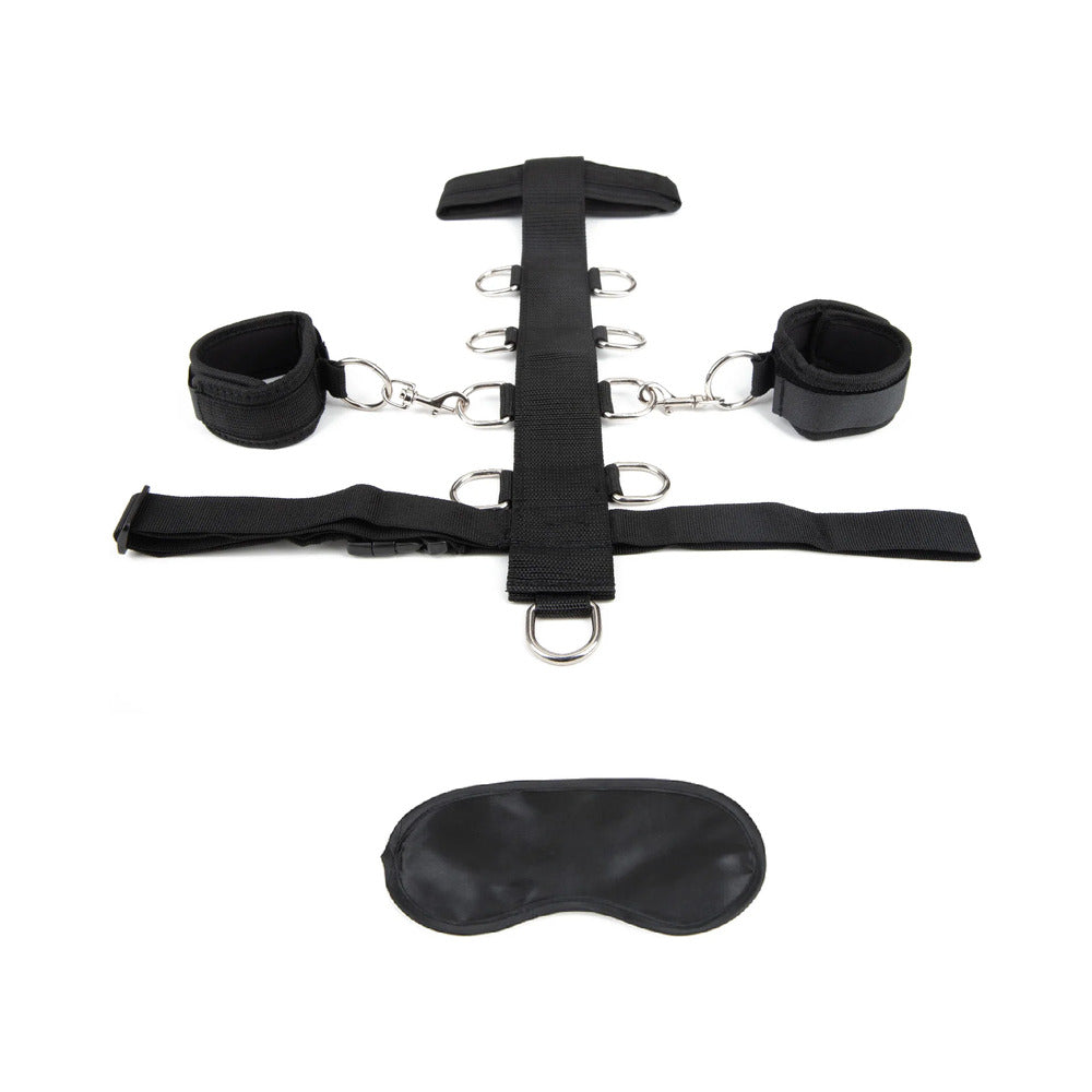 Lux Fetish 3 pc Adjustable Neck & Wristraint Set