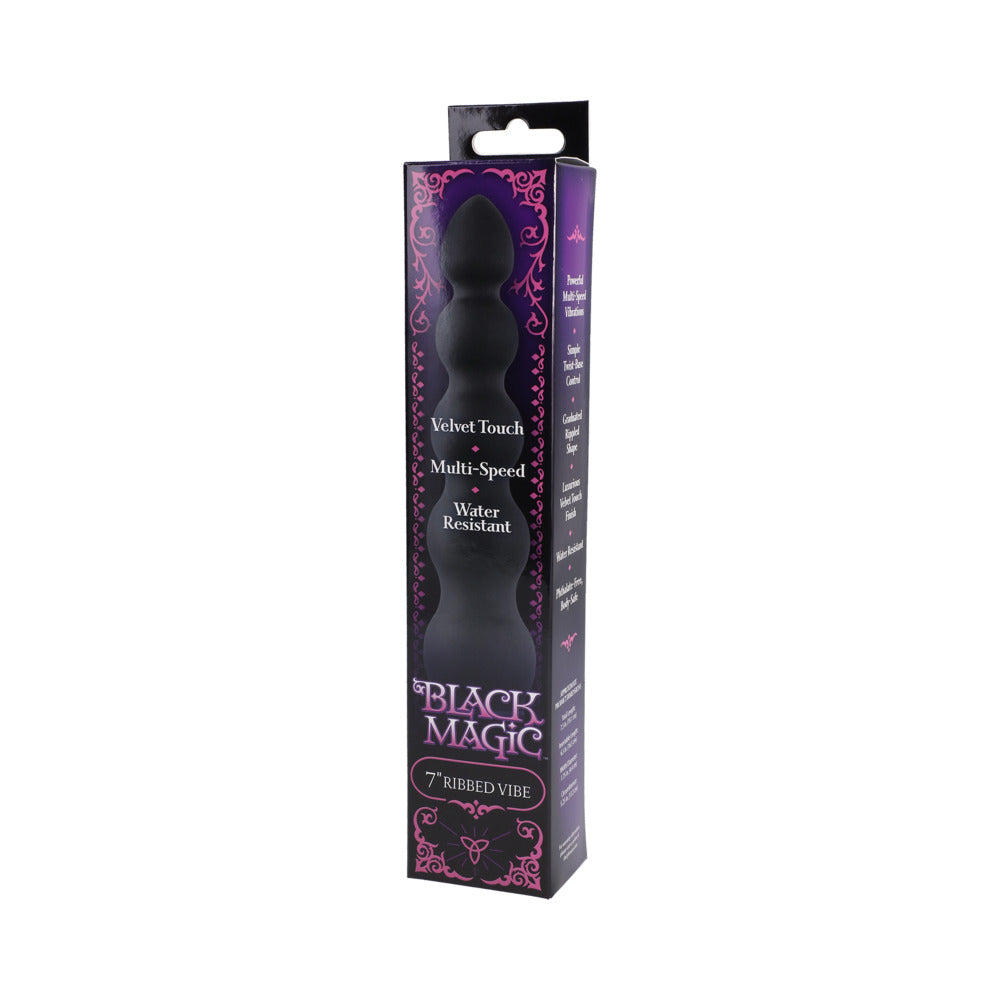 Black Magic 7" Ribbed Vibe