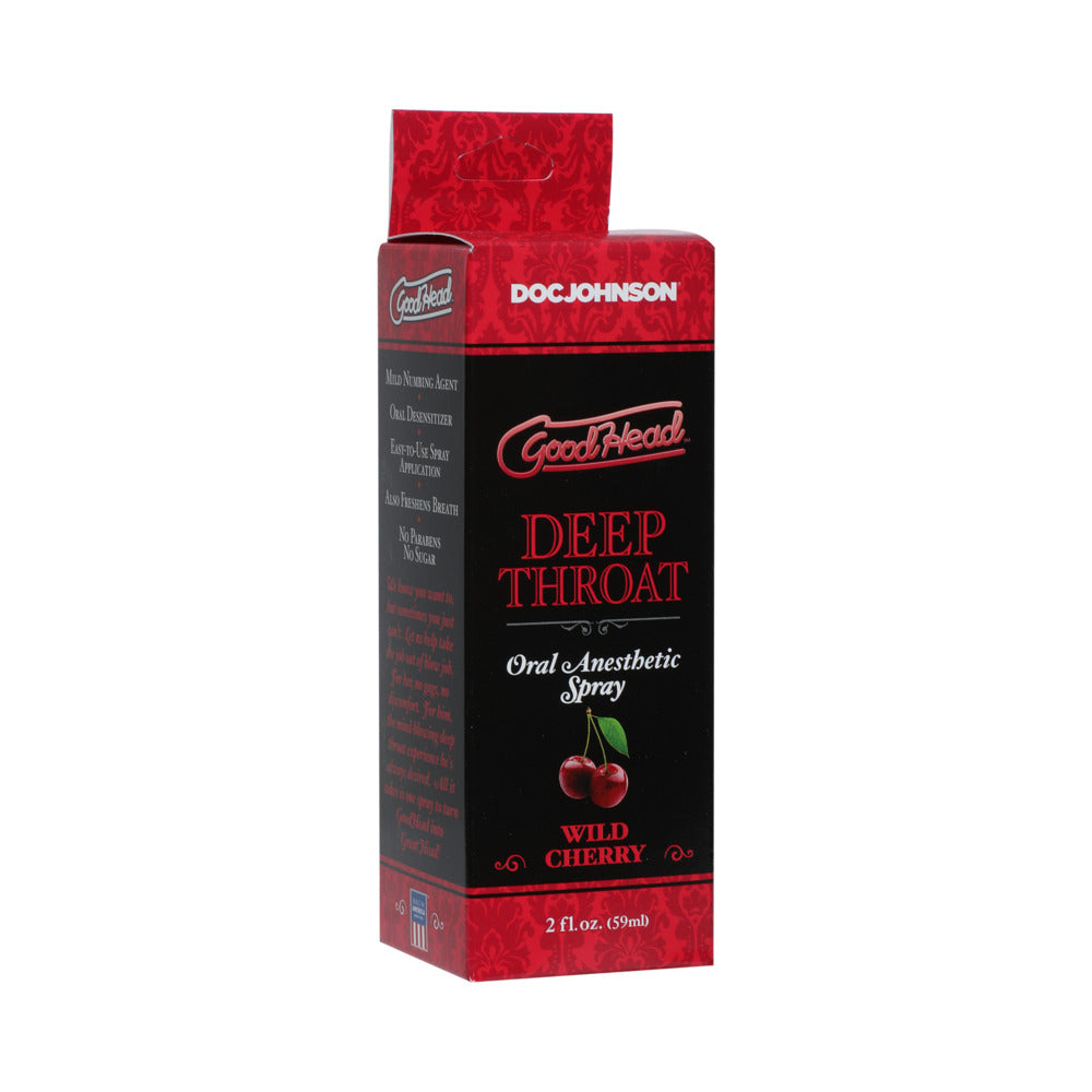 GoodHead Deep Throat Spray-Wild Cherry 2oz