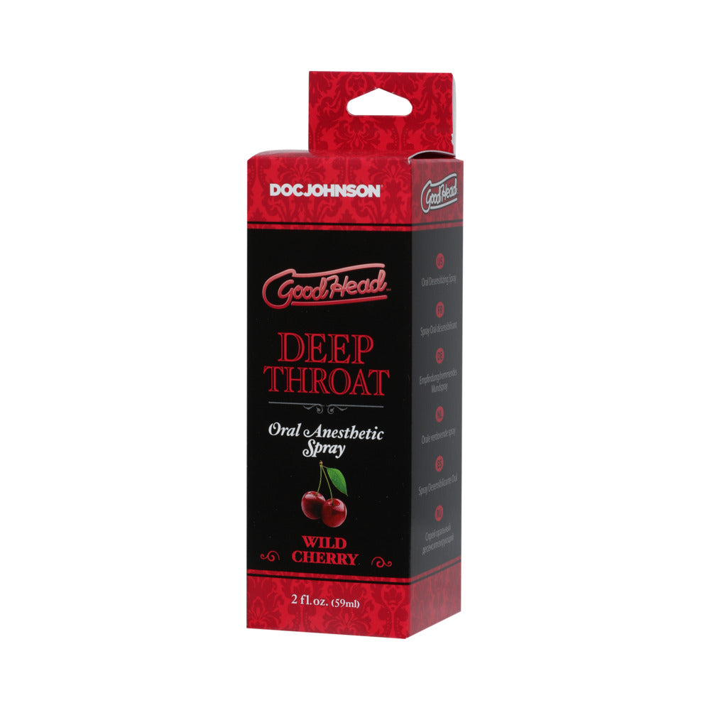 GoodHead Deep Throat Spray-Wild Cherry 2oz