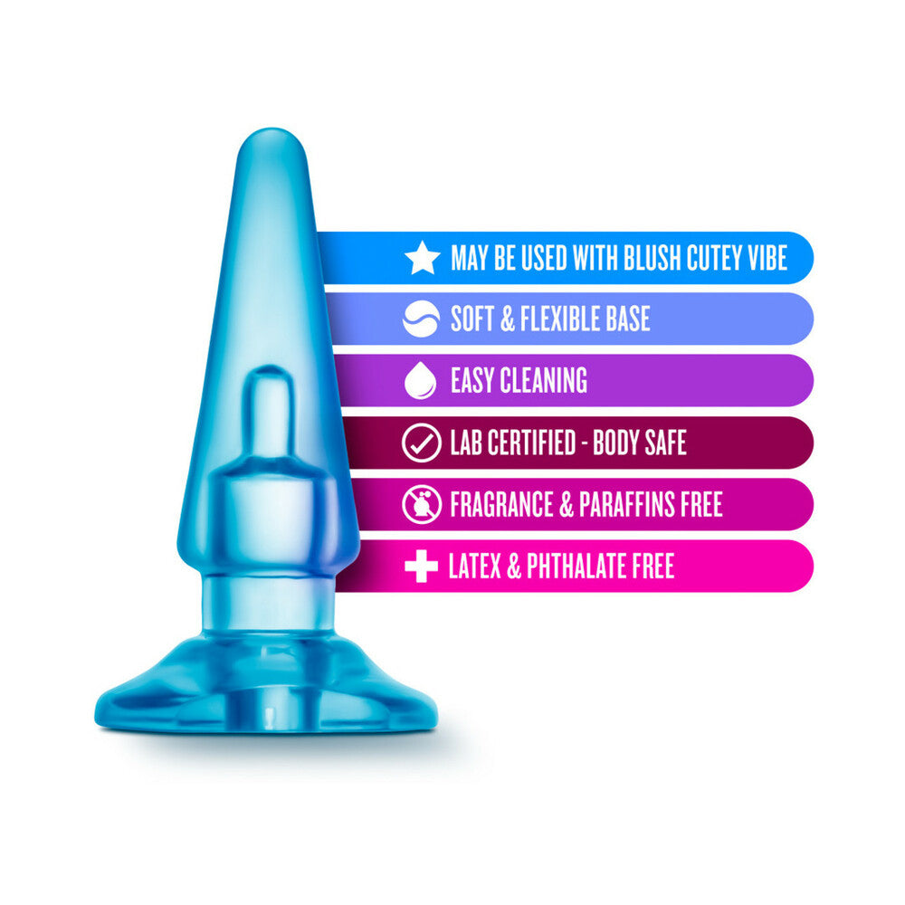 B Yours. Basic Anal Plug-Blue