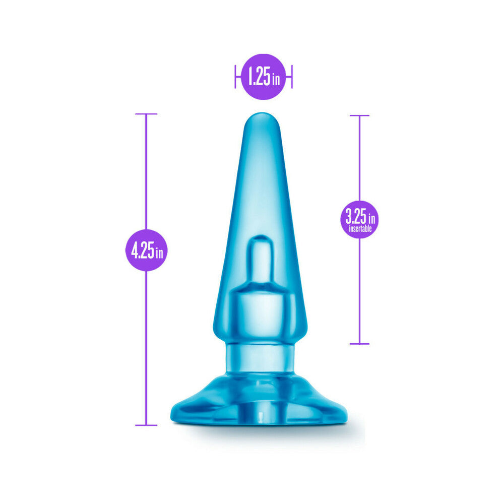 B Yours. Basic Anal Plug-Blue