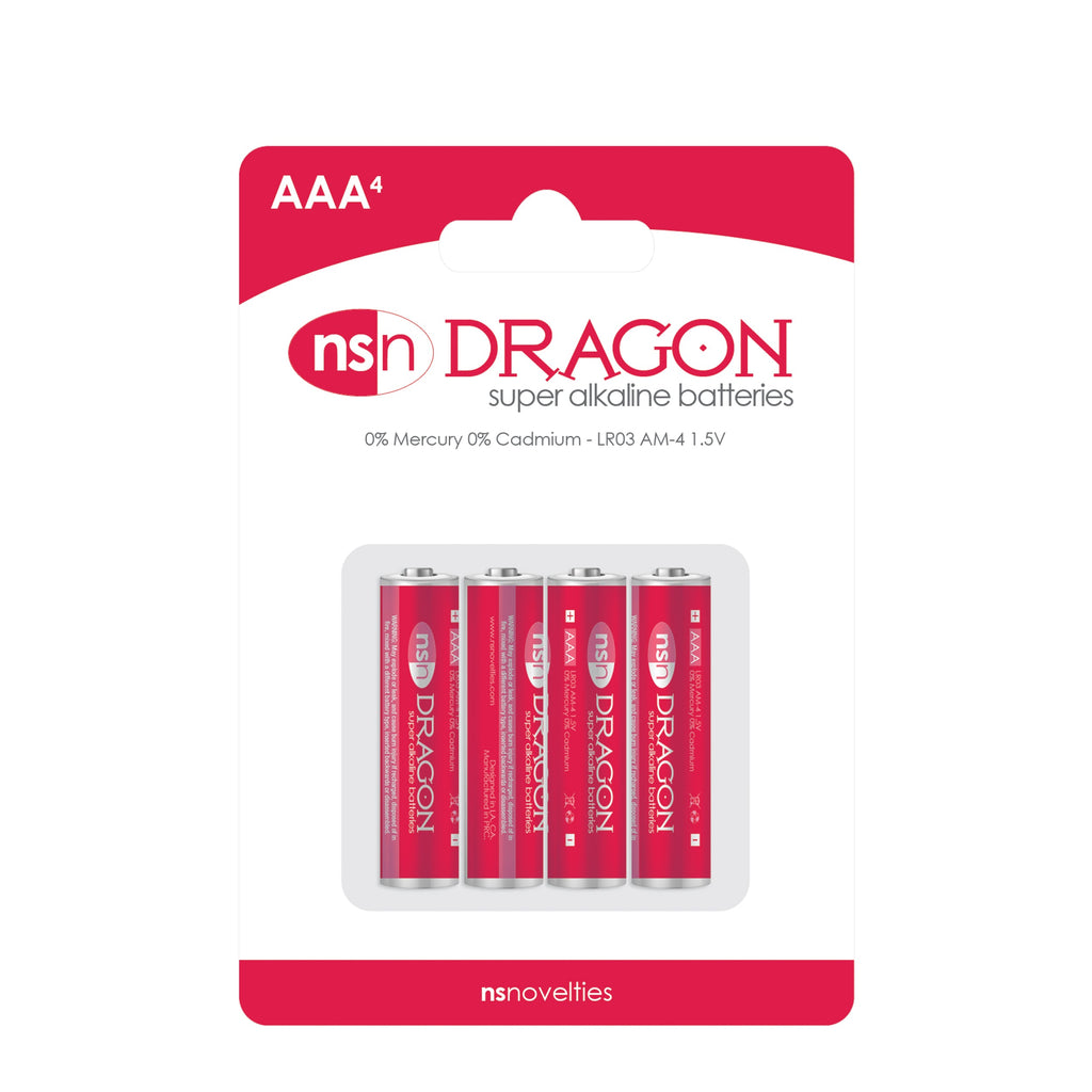 Dragon Alkaline Batteries - AAA Pack of 4