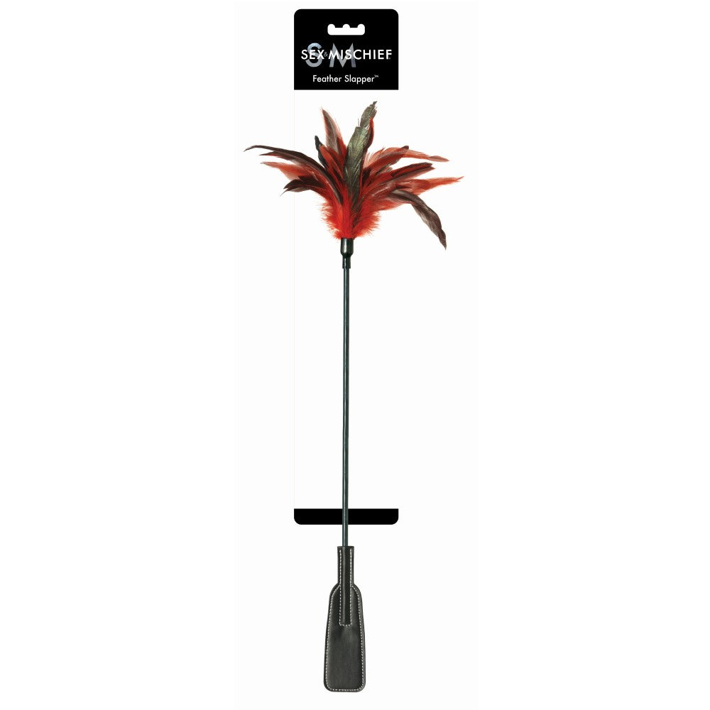 S&M Feather Slapper-Red/Black