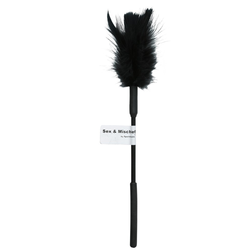 Sex & Mischief Feather Tickler - Black