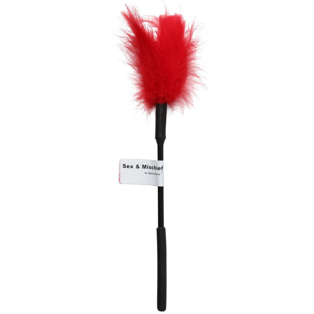 Sex & Mischief Feather Tickler - Red
