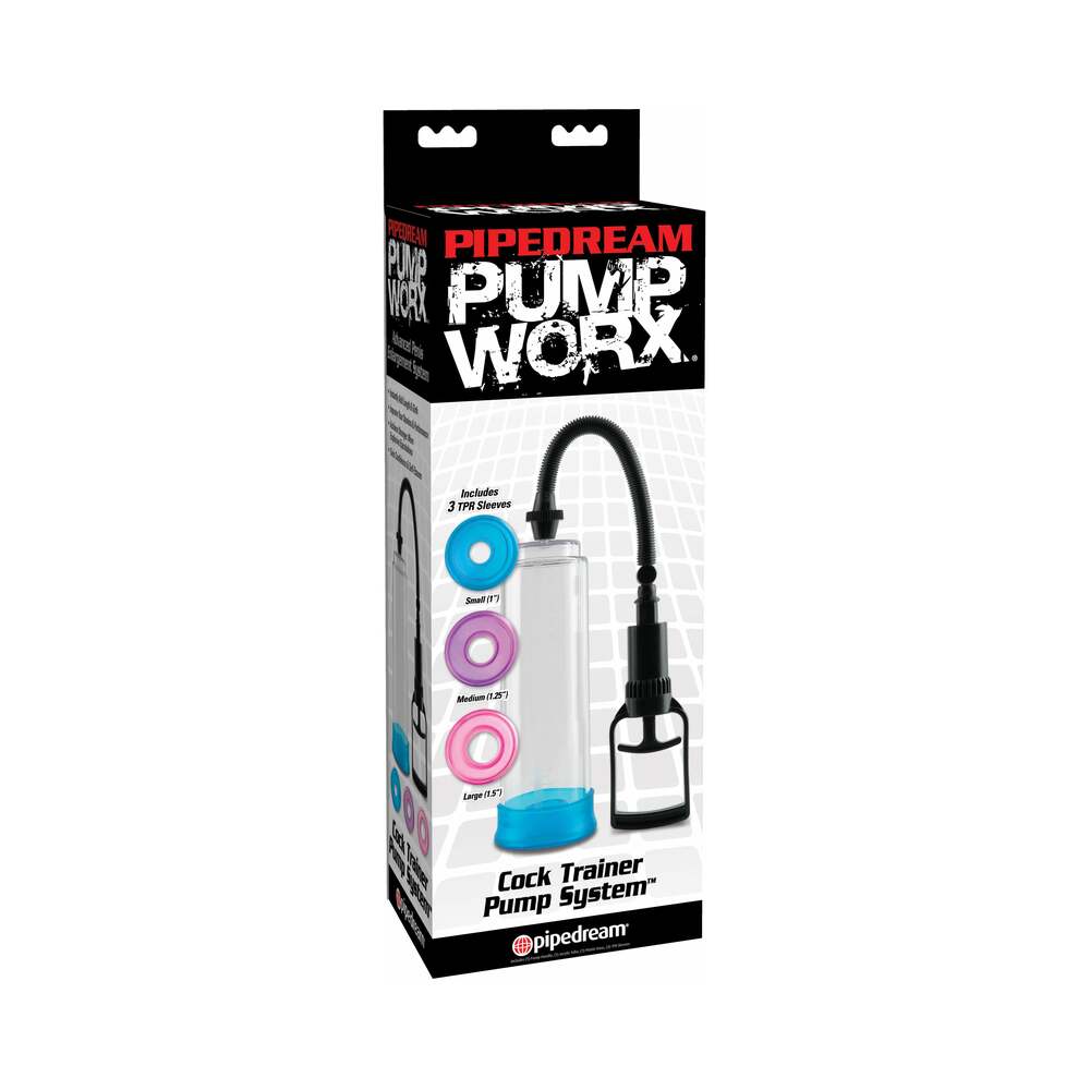 Pump Worx Cock Trainer Pump System w/3 TPR Sleeves